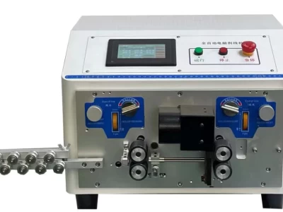 automatic dual wire stripping machine