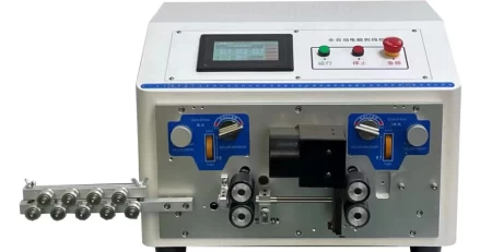 automatic dual wire stripping machine