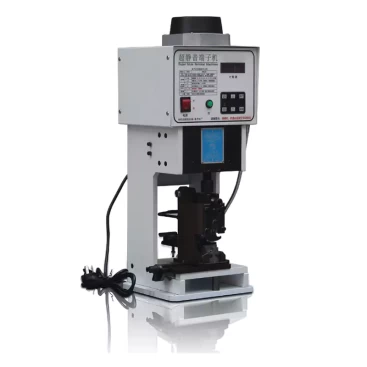 this is a crimping press for electric wire or cable termination.