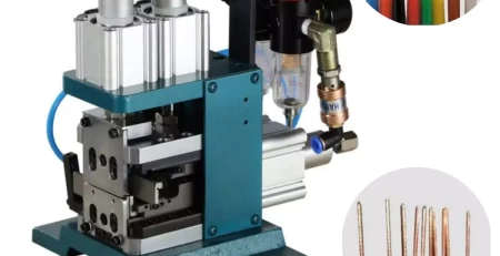 this is pneumatic wire stripper twister which is used in wire harness processing.