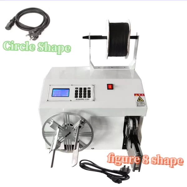 Auto Wire Coiling & Twist Tie Machine AC/DC, USB, HDMI