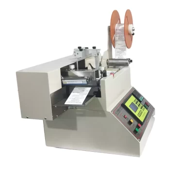 this is Cold and Hot Knife High-Speed Label Cutting Machine With Vision System cutting trademark.
