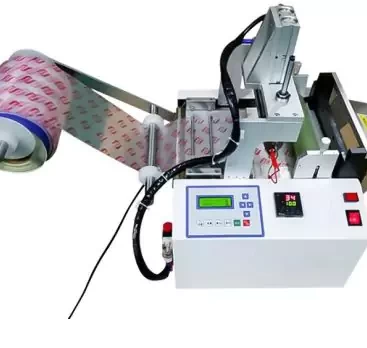 this is an small Automatic Bottom Sealing and Cutting Machine For Making PVC Bags and Poly Mailers.