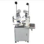 this is Fully automatic double-ends single wire terminal crimping machine.