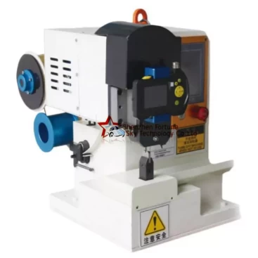 this is servo wire splicing machine whose crimping force is 2ton.