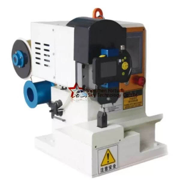 this is servo wire splicing machine whose crimping force is 2ton.