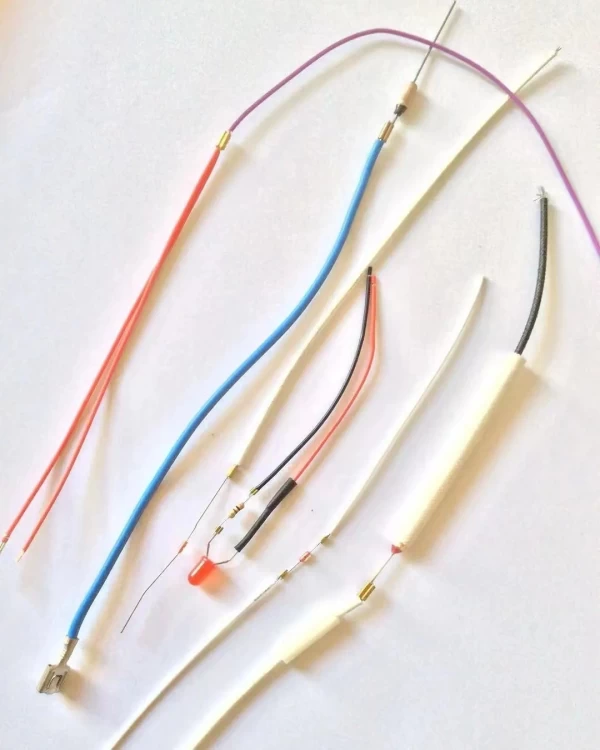 this is wire spliced by wire splicing machine.