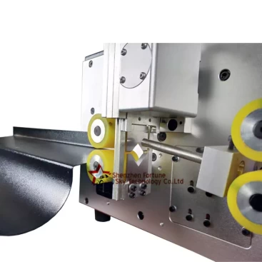automatic wire stripper twister machine cutting edge.