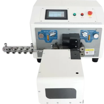 automatic twin flat cable stripping machine