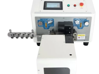 automatic twin flat cable stripping machine