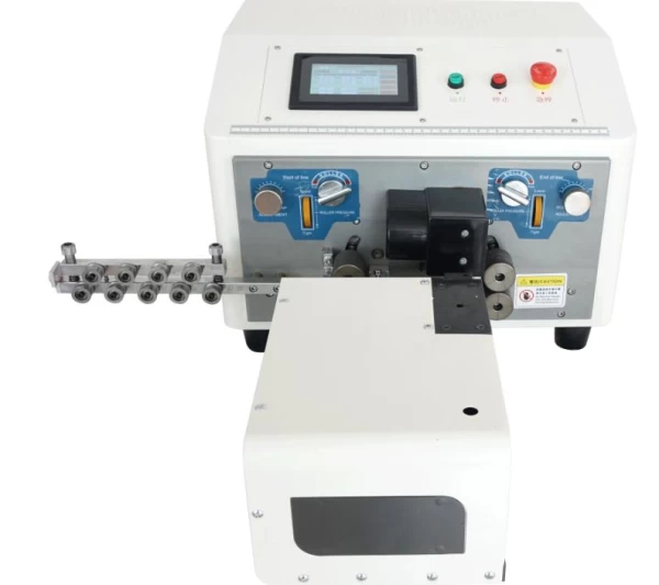 automatic twin flat cable stripping machine