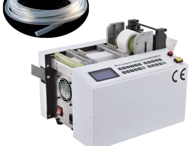 this is an automatic silicone rubber tubing cutter.