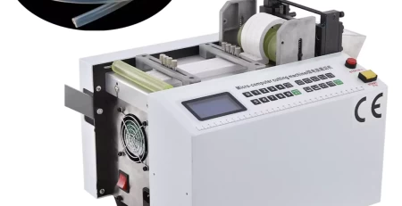 this is an automatic silicone rubber tubing cutter.