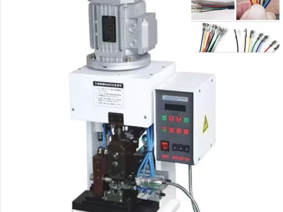 this is multicore wire stripper crimper which is used in wire harness processing.