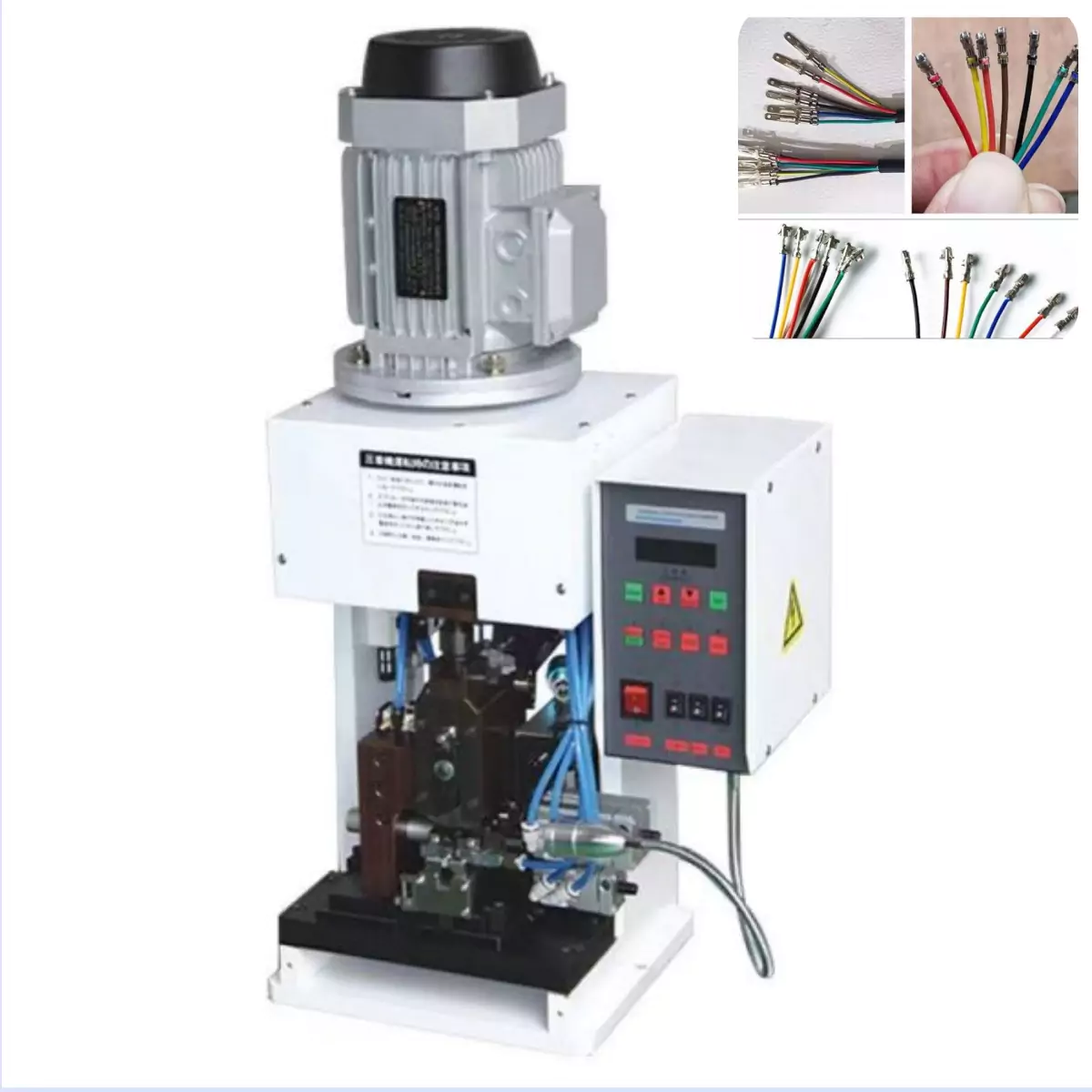 this is multicore wire stripper crimper which is used in wire harness processing.