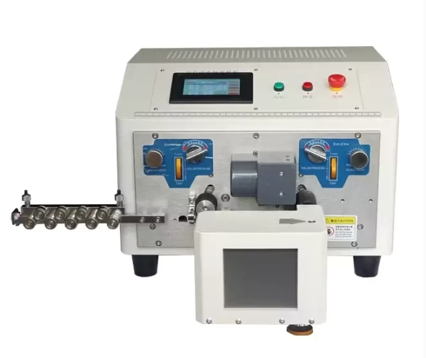 this is a fully automatic wire cut strip twisting machine which is widely used in electronics wire harness processing industries.