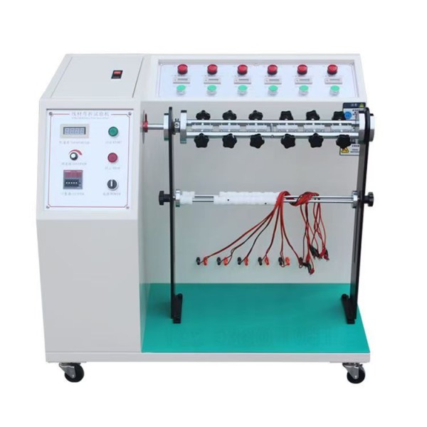 The Wire Harness Bending Tester ensures the durability of power cords and DC cables.