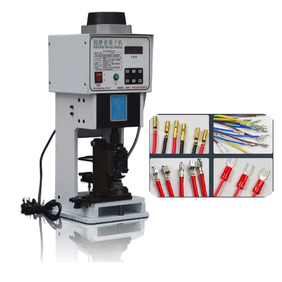 As a highly versatile tool, this terminal crimping machine finds extensive application in wire harness processing industries.