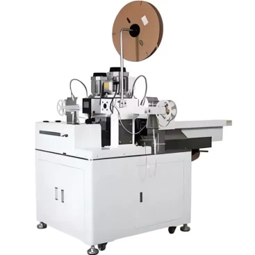 This innovative fully automatic dual-head terminal crimping machine utilizes a linear feeding mechanism, eliminating the wire entanglement and jamming issues associated with swing arm feeding. It is capable of crimping a wide range of non-standard terminals.
