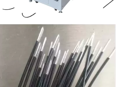 this is automatic wire tinning machine which is used in wire harness processing industries.