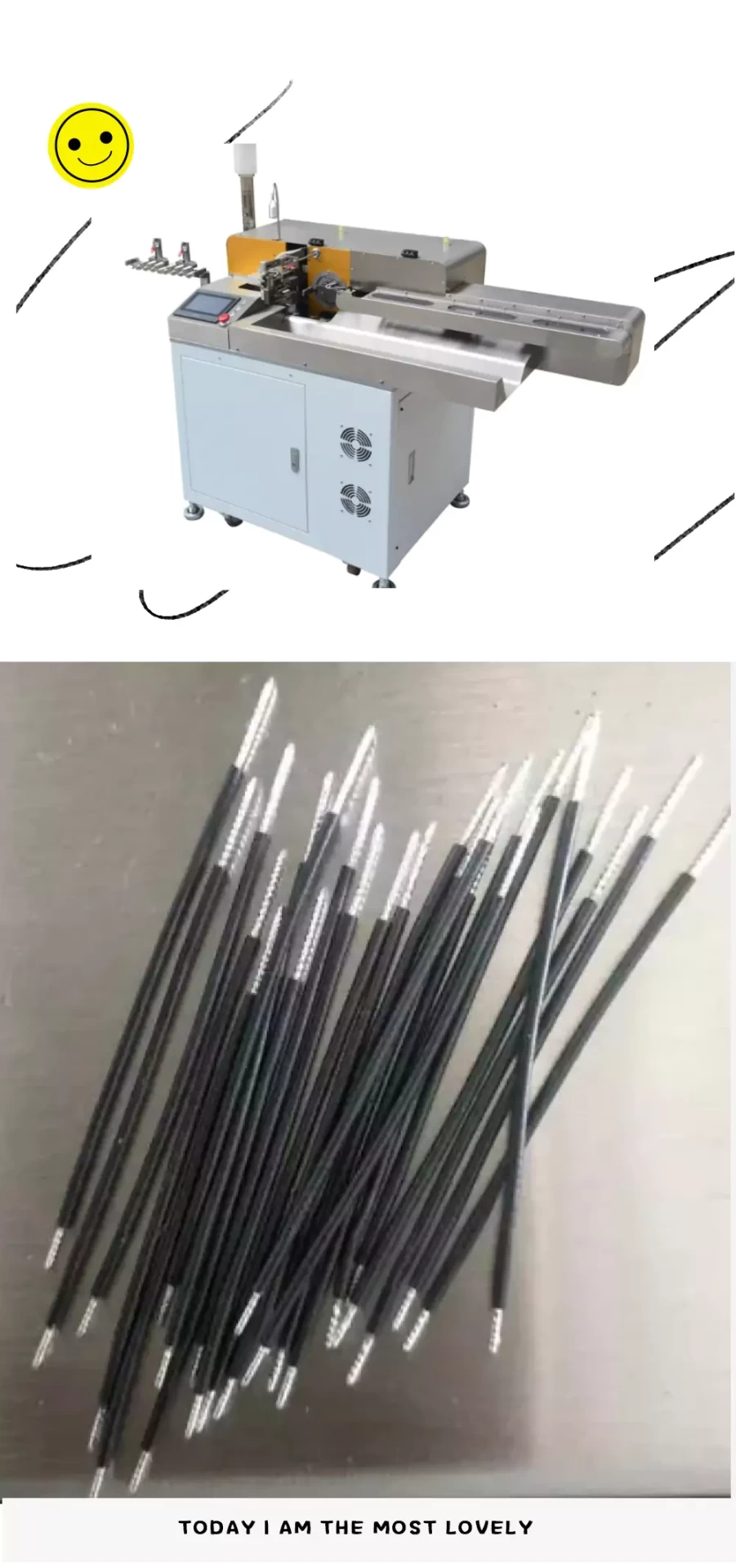 this is automatic wire tinning machine which is used in wire harness processing industries.