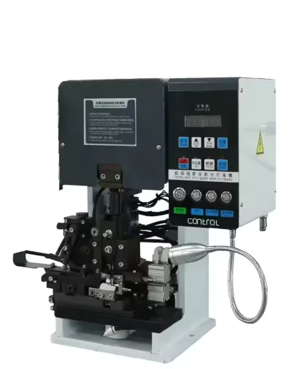 this is wire stripping crimping machine specialized for multiconductor cable in electronics industries.