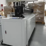 HZX-1400 automatic film roll to sheet slitting cutting machine side