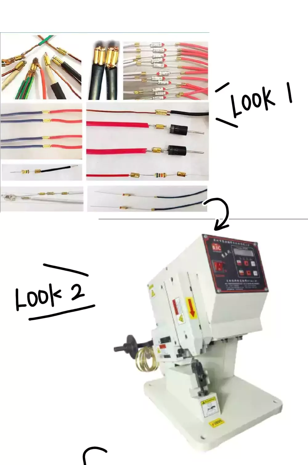 this is a wire slicing machine which is used for wire-wire connection by splice band in electronics industries.