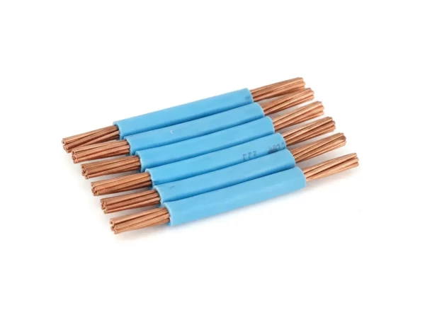 This is 2awg heavy gauge cable processed by automatic wire stripping machine.