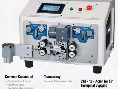 How to find solutions on Inaccurate cutting of Automatic Dual Parallel Wire Diff. Length-Cutting Stripping Splitting Machine?