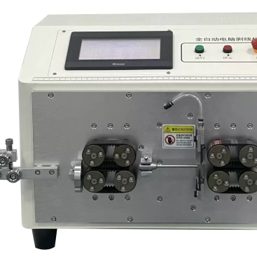 this is automatic wire stripping machine specialized for processing 2awg cable.