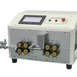 this is automatic wire cutting stripping machine specialized for heavy duty cable whose diameter upto 16mm.