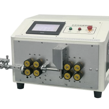 this is automatic wire cutting stripping machine specialized for heavy duty cable whose diameter upto 16mm.