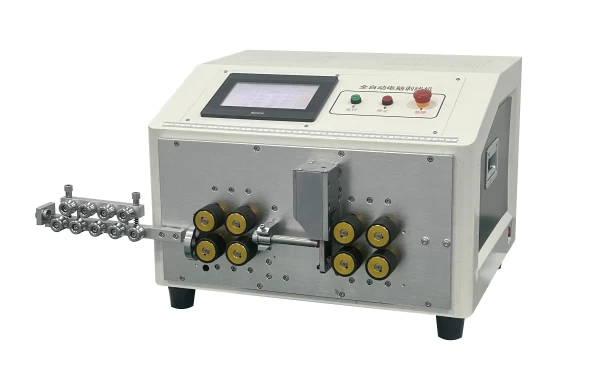 FY-880B automatic wire cutting stripping machine this is automatic wire cutting stripping machine specialized for heavy duty cable whose diameter upto 16mm.