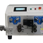 this is automatic wire stripping machine which is specialized for processing awg30-awg10 wire.