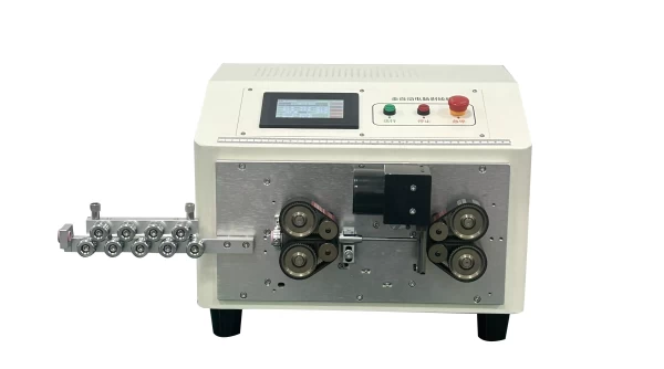 this is automatic wire cutting stripping machine which is speicalized for processing 6 sqmm wire.