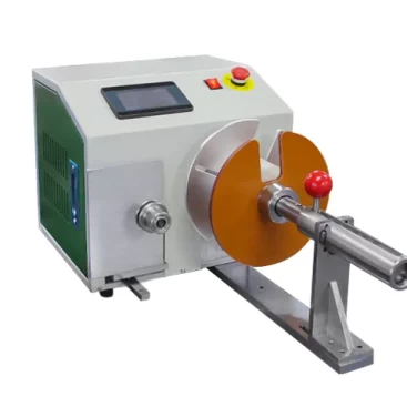 this is an automatic cable coiling machine with sorting function which makes cable winding perfect.