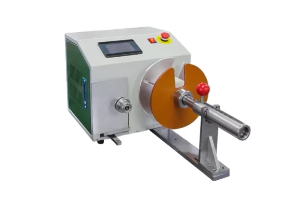 this is an automatic cable coiling machine with sorting function which makes cable winding perfect.