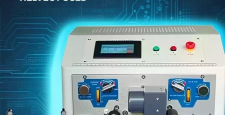 this is automatic wire cutting stripping machine specialized for hookup and provide twisting function.