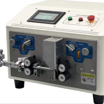 this is automatic wire cutting stripping machine which is specialized for max 16sqmm wire.