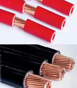 this is 10 square mm wire processed by automatic wire stripping machine.