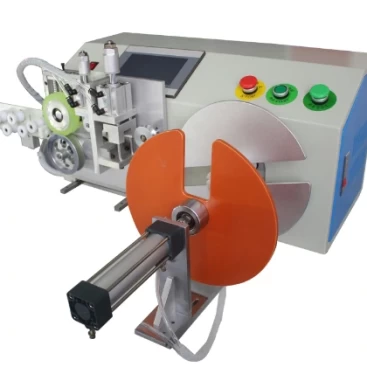 This is automatic cable cutting coiling machine which is specialized for meter counting and cutting.